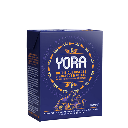 YORA Dog Food: Paté Insect, Carrot with Potato 390g