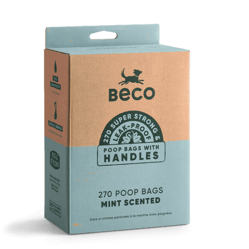 Beco Mint Scented Poop Bags with Handles 270pk