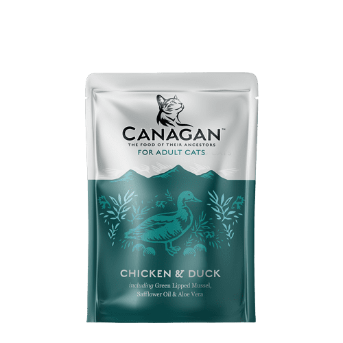 Canagan Wet Cat Food: Pouch Adult Chicken & Duck 8x85g