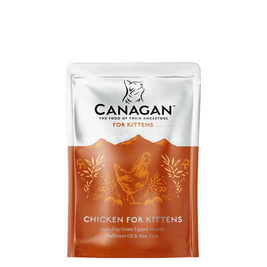 Canagan Wet Cat Food: Pouch Kitten Chicken 8x85g