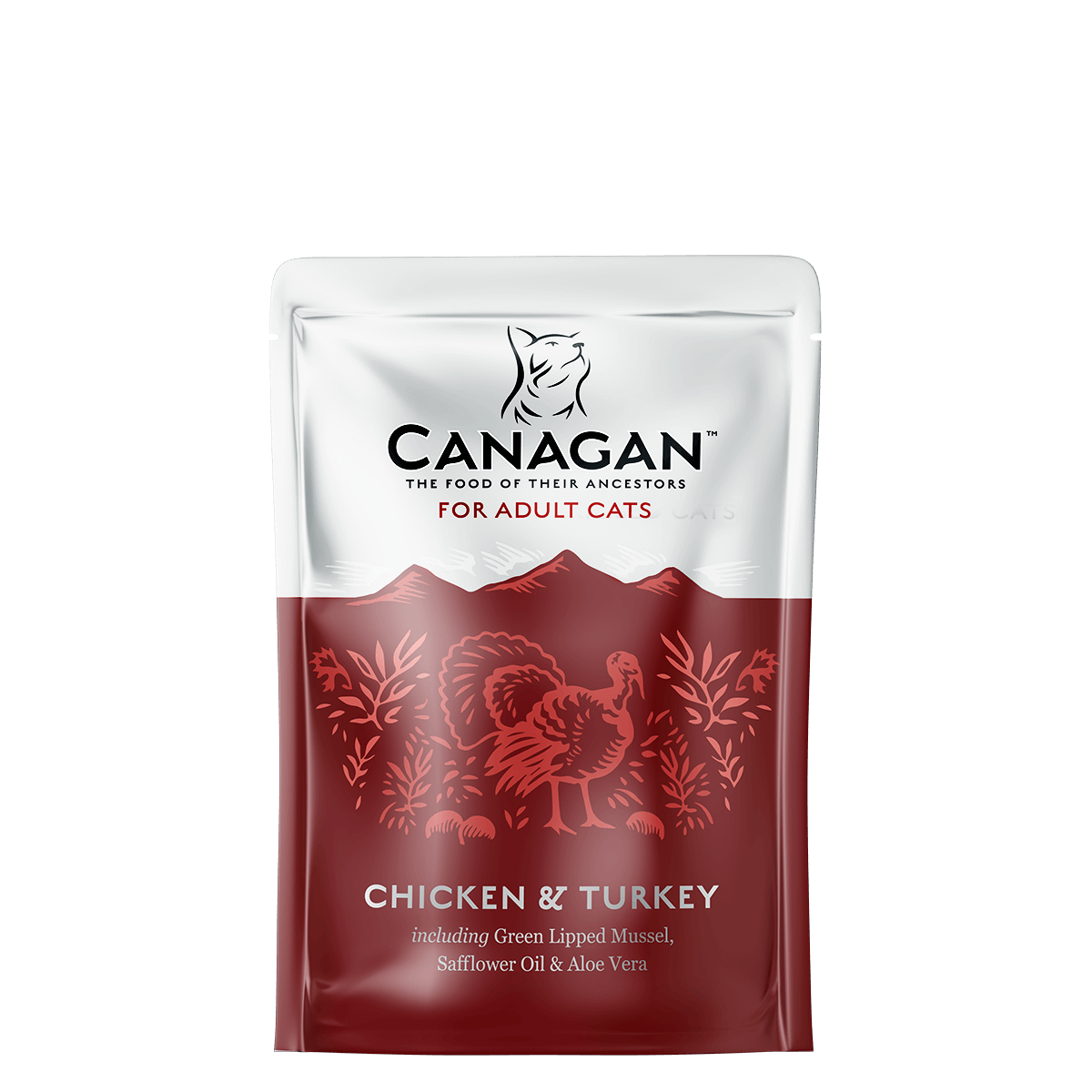 Canagan Wet Cat Food: Pouch Adult Chicken & Turkey 8x85g