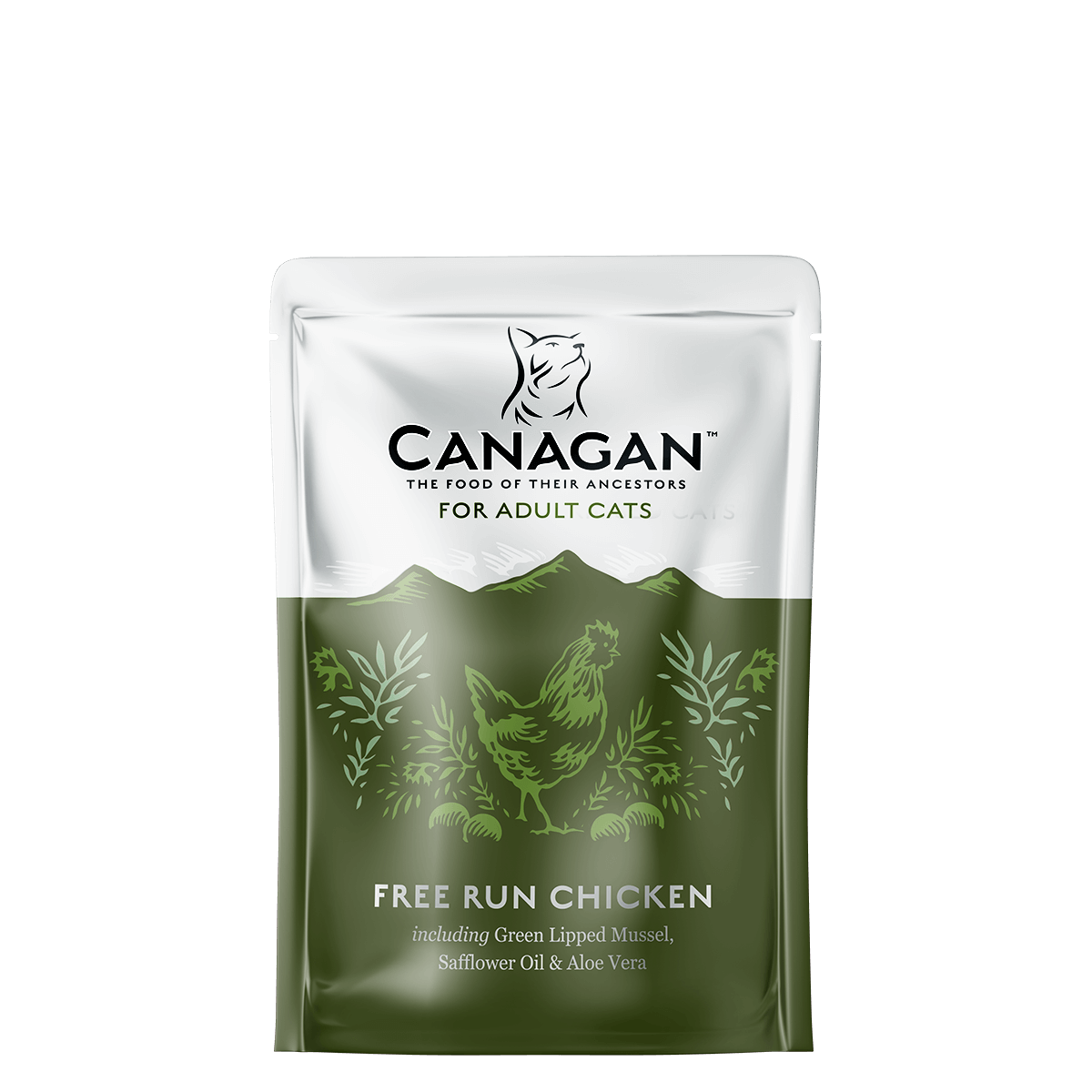 Canagan Wet Cat Food: Pouch Adult Free Run Chicken 8x85g