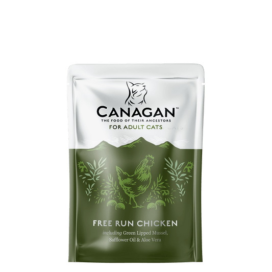 Canagan Wet Cat Food: Pouch Adult Free Run Chicken 8x85g