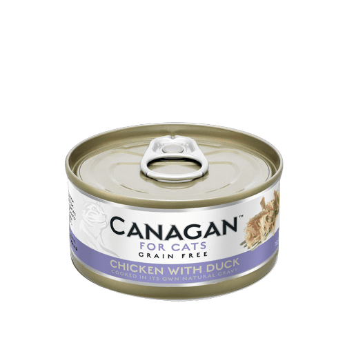 Canagan Wet Cat Food: Tins Chicken with Duck 12x75g