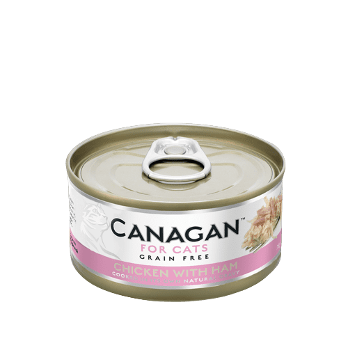 Canagan Wet Cat Food: Tins Chicken with Ham 12x75g