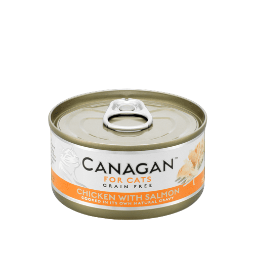 Canagan Wet Cat Food: Tins Chicken with Salmon 12x75g
