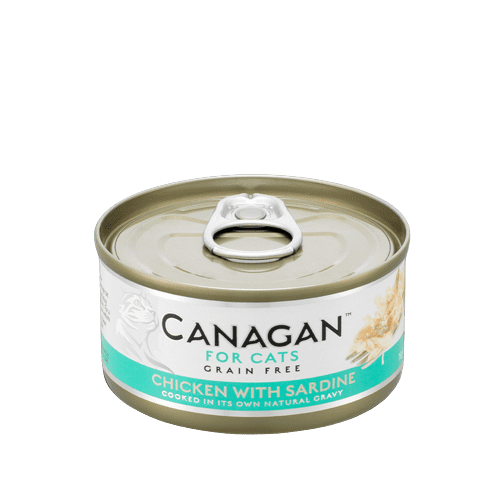 Canagan Wet Cat Food: Tins Chicken with Sardine 12x75g