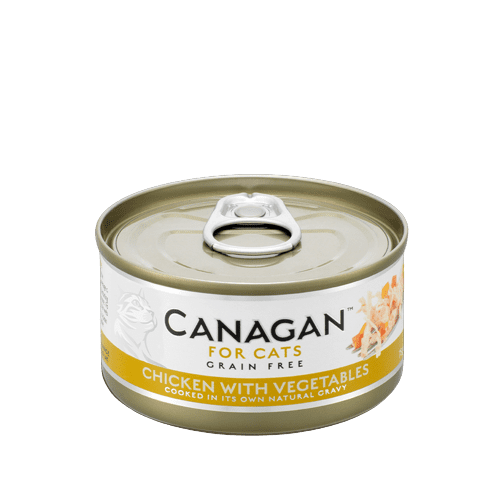 Canagan Wet Cat Food: Tins Chicken with Vegetables 12x75g
