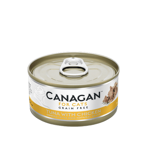 Canagan Wet Cat Food: Tins Tuna with Chicken 12x75g