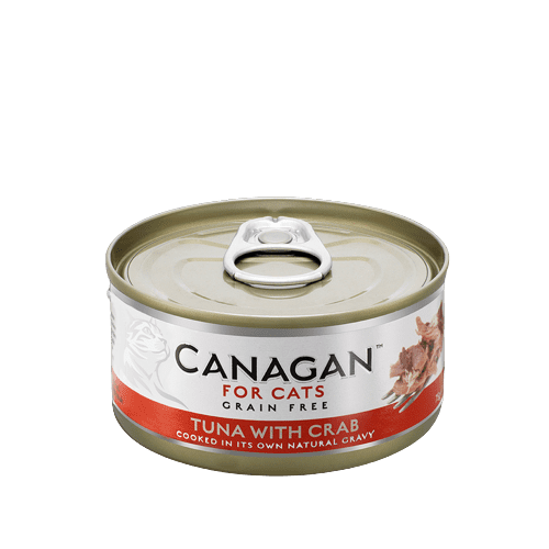 Canagan Wet Cat Food: Tins Tuna with Crab 12x75g