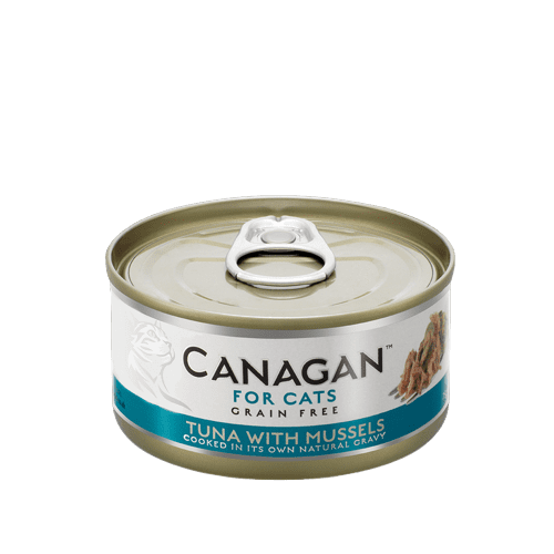 Canagan Wet Cat Food: Tins Tuna with Mussels 12x75g