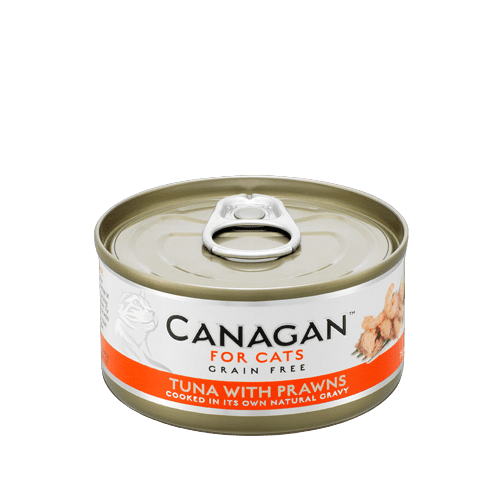 Canagan Wet Cat Food: Tins Tuna with Prawns 12x75g