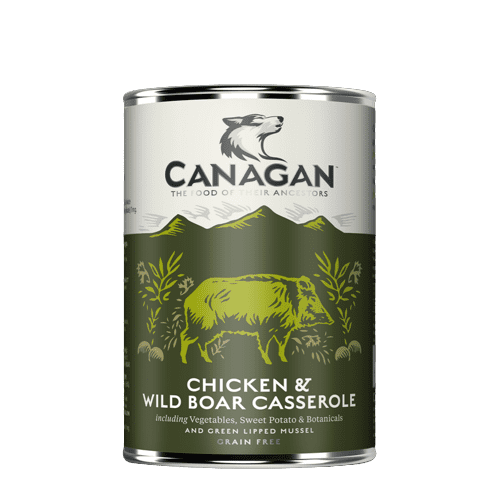 Canagan Wet Dog Food: Chicken & Wild Boar Casserole 6x400g
