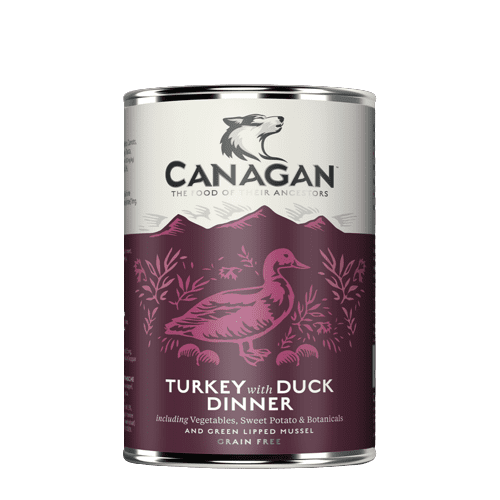 Canagan Wet Dog Food: Turkey & Duck Dinner 6x400g