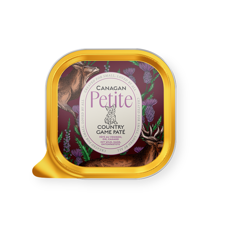 Canagan Wet Dog Food: Petite Country Game Pate 100g