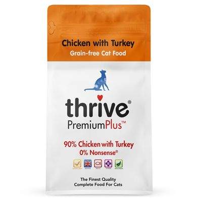 Thrive Cat Food: 90% Chicken with Turkey 1.5kg