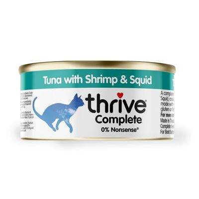 Thrive Wet Cat Food: Tuna with Shrimp & Squid