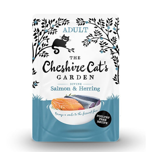 Cheshire's Cat Garden Cat Food: Adult Salmon & Herring 8x85g