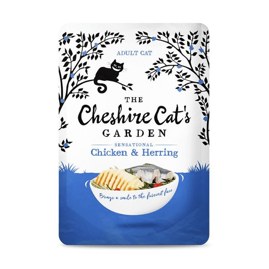 Cheshire's Cat Garden Cat Food: Adult Chicken & Herring 8x85g