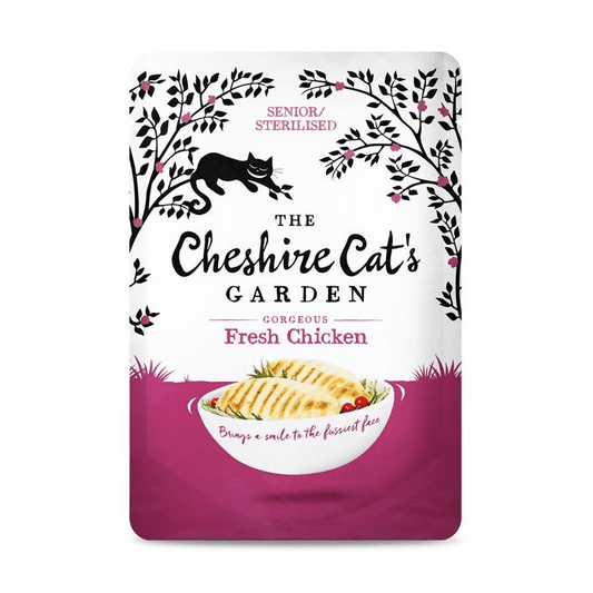 Cheshire's Cat Garden Cat Food: Senior/Sterilised Chicken 8x85g