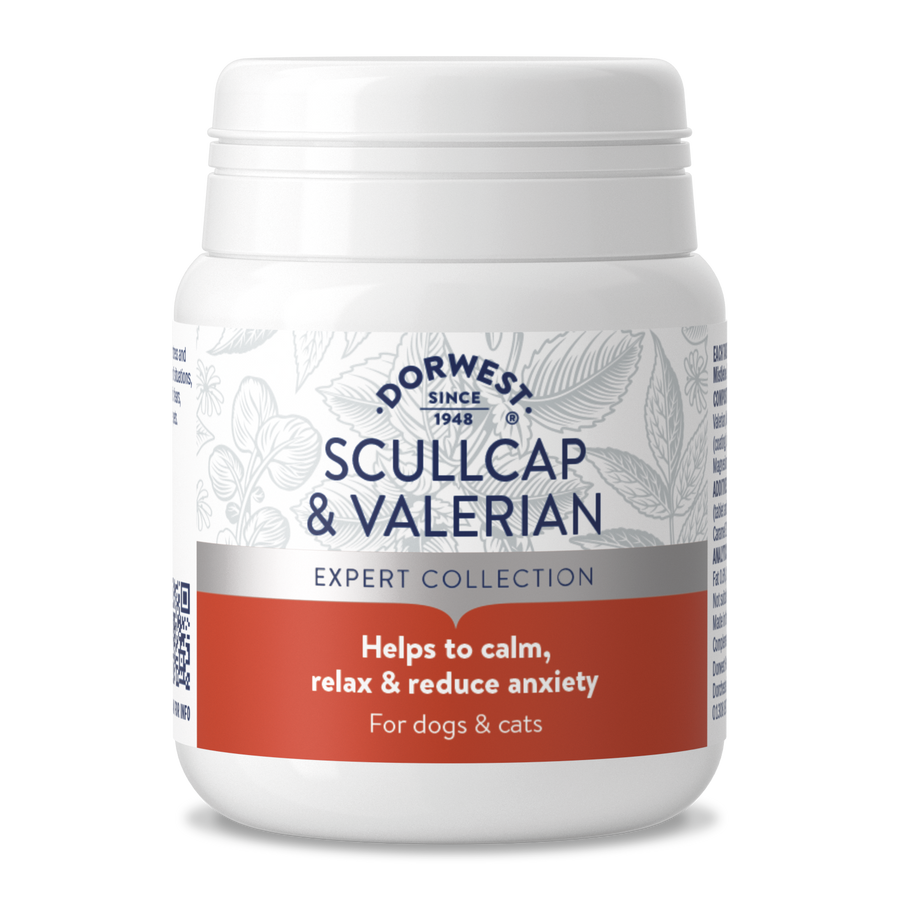 Dorwest Herbs Scullcap & Valerian Tablets for Dogs & Cats
