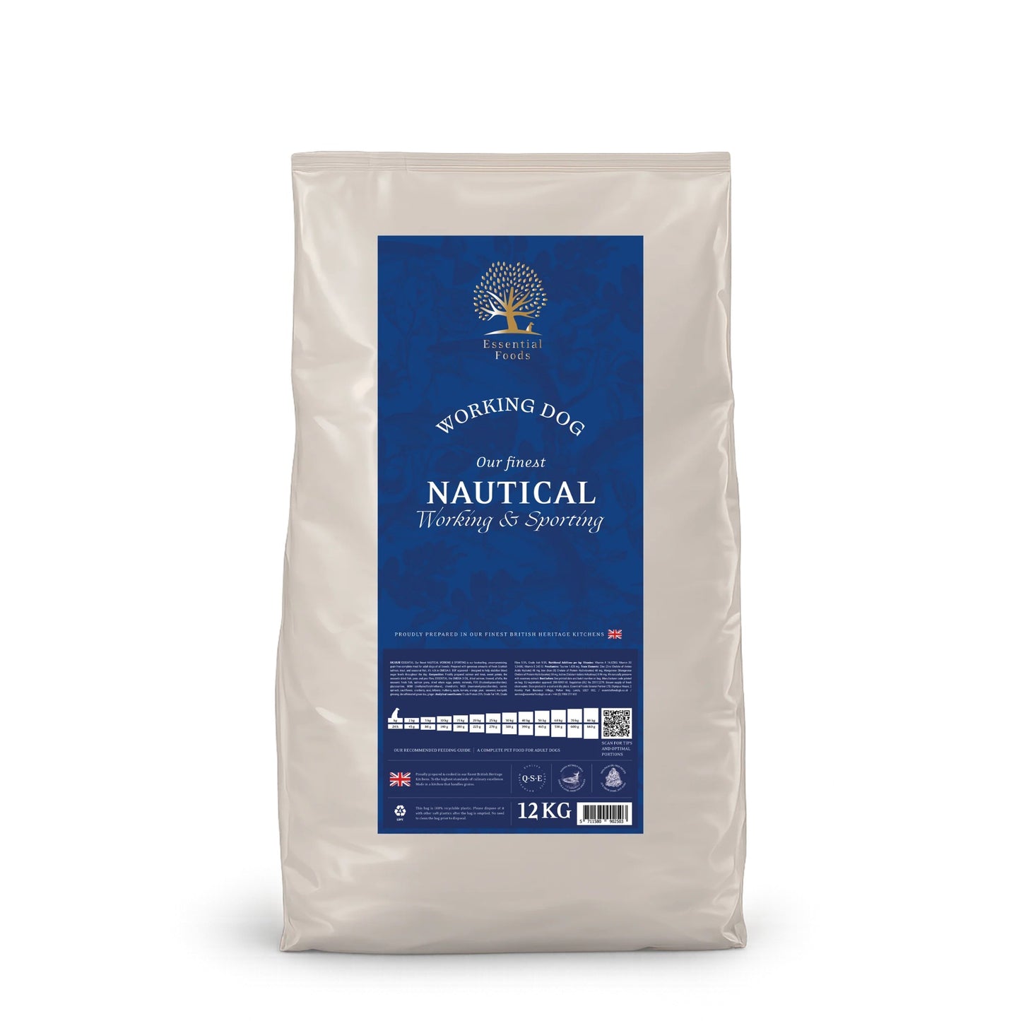 Essential Dog Food: Working Adult Nautical Living (Salmon & Trout)