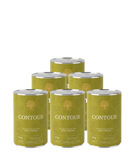 Essential Wet Dog Food: Adult Contour (Duck & Chicken) Pâté 6x400g