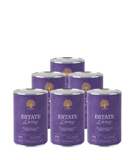 Essential Wet Dog Food: Adult Estate Living (Lamb & Turkey) Pâté 6x400g