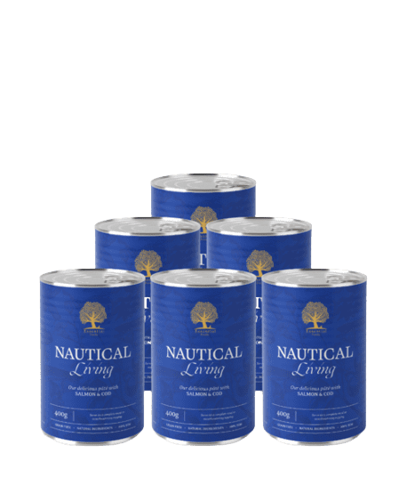 Essential Wet Dog Food: Adult Nautical Living (Salmon & Cod) Pâté 6x400g