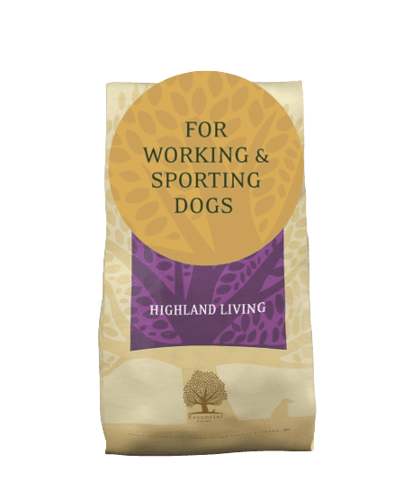 Essential Dog Food: Working Adult Highland Living (Beef, Turkey & Salmon)
