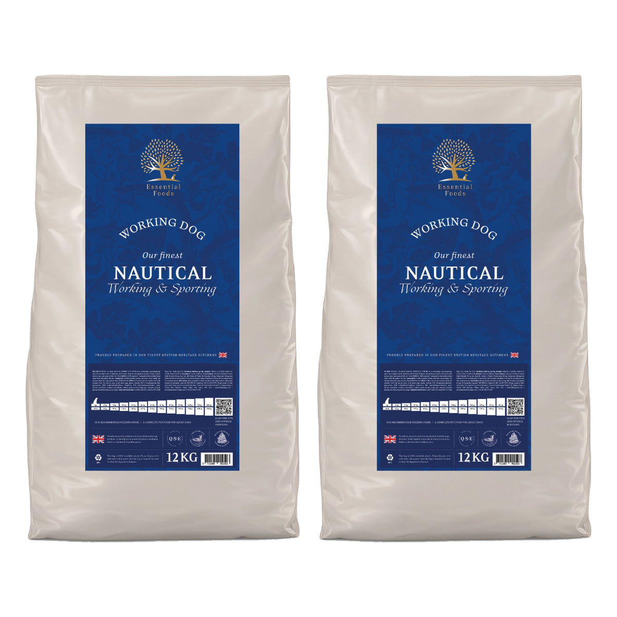 Essential Dog Food: Working Adult Nautical Living (Salmon & Trout)