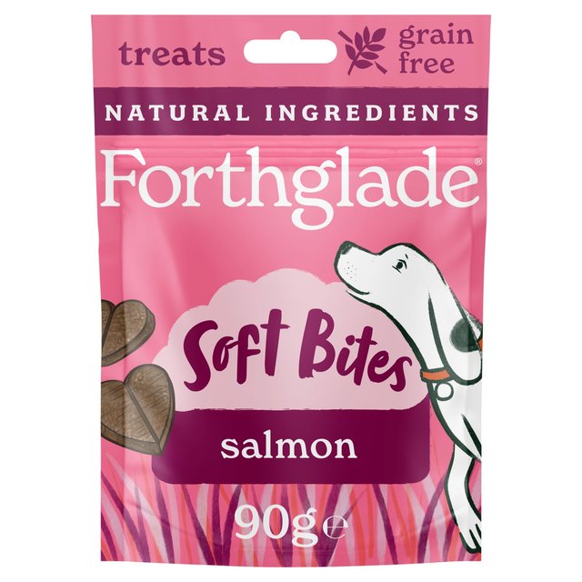 Forthglade Dog Treats: Soft Bites Salmon 90g