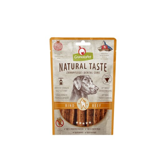 Granatapet Dog Treats: Natural Taste Elder Snack Dental Care Beef 90g