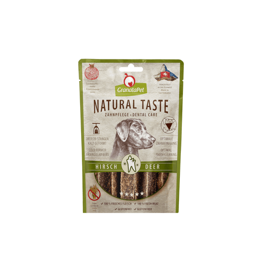 Granatapet Dog Treats: Natural Taste Elder Snack Dental Care Deer 90g