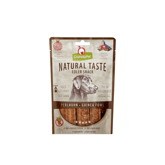 Granatapet Dog Treats: Natural Taste Elder Snack Guinea Fowl 90g