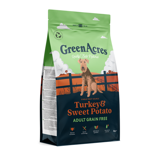 GreenAcres Dog Food: Adult Grain Free Turkey & Sweet Potato