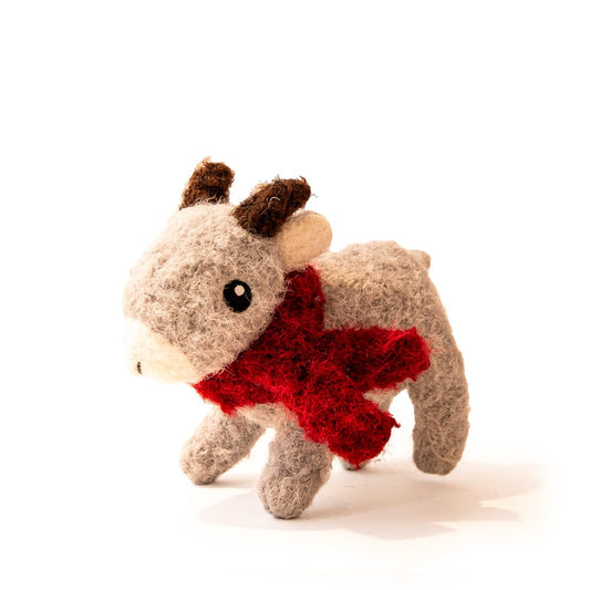 Great&Small Cosy Winter Wishes Kid Goat Dog Toy