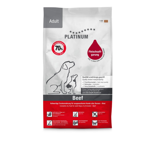 Platinum Dog Food: Adult Beef
