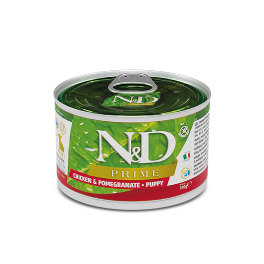 Natural & Delicious Wet Dog Food: Prime Puppy Chicken & Pomegranate 140g