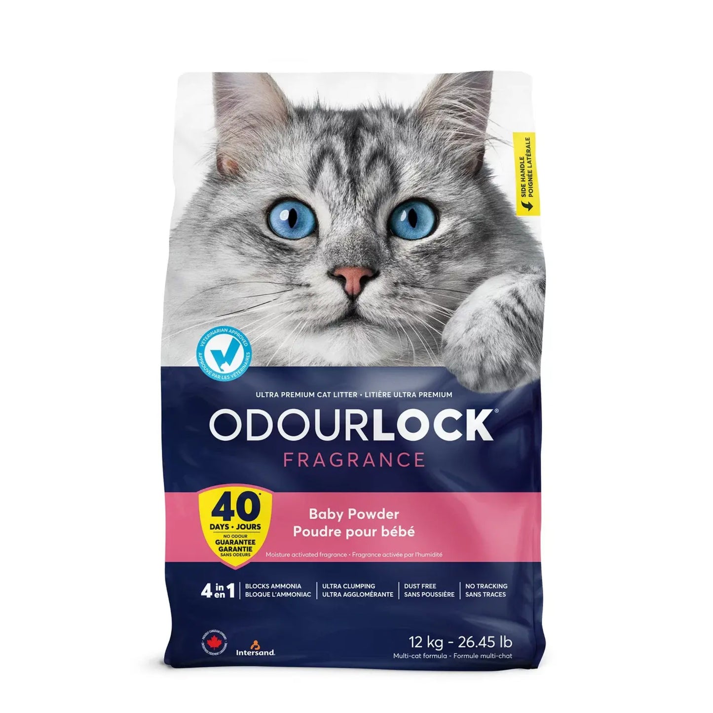 Intersand Odourlock Baby Powder Cat Litter 12kg