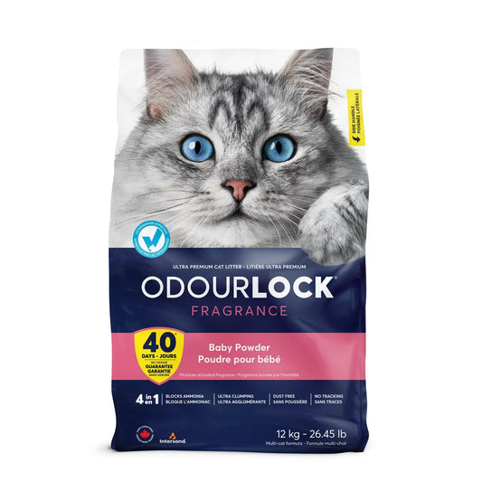 Intersand Odourlock Baby Powder Cat Litter 12kg