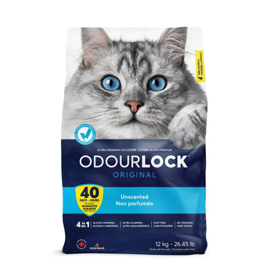 Intersand Odourlock Unscented Cat Litter 12kg