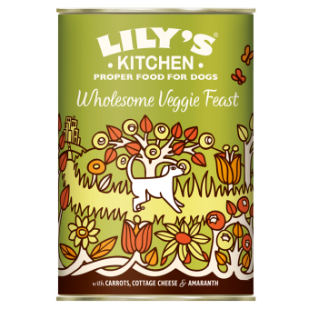 Lily's Kitchen Wet Dog Food: Veggie Feast 4x375g