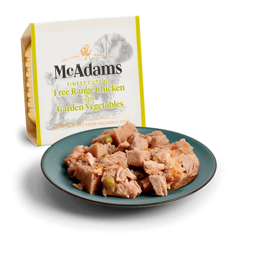 McAdams Wet Dog Food: Free Range Chicken with Vegetables 150g