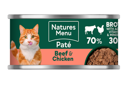 Natures Menu Wet Cat Food: Adult Beef & Chicken 85g