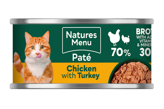 Natures Menu Wet Cat Food: Adult Chicken & Turkey 85g