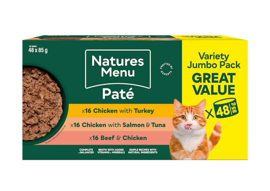 Natures Menu Wet Cat Food: MultiPack 48x85g