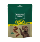 Natures Menu Meaty Dog Treats Lamb, Chicken & Pork