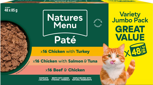 Natures Menu Wet Cat Food: MultiPack 48x85g