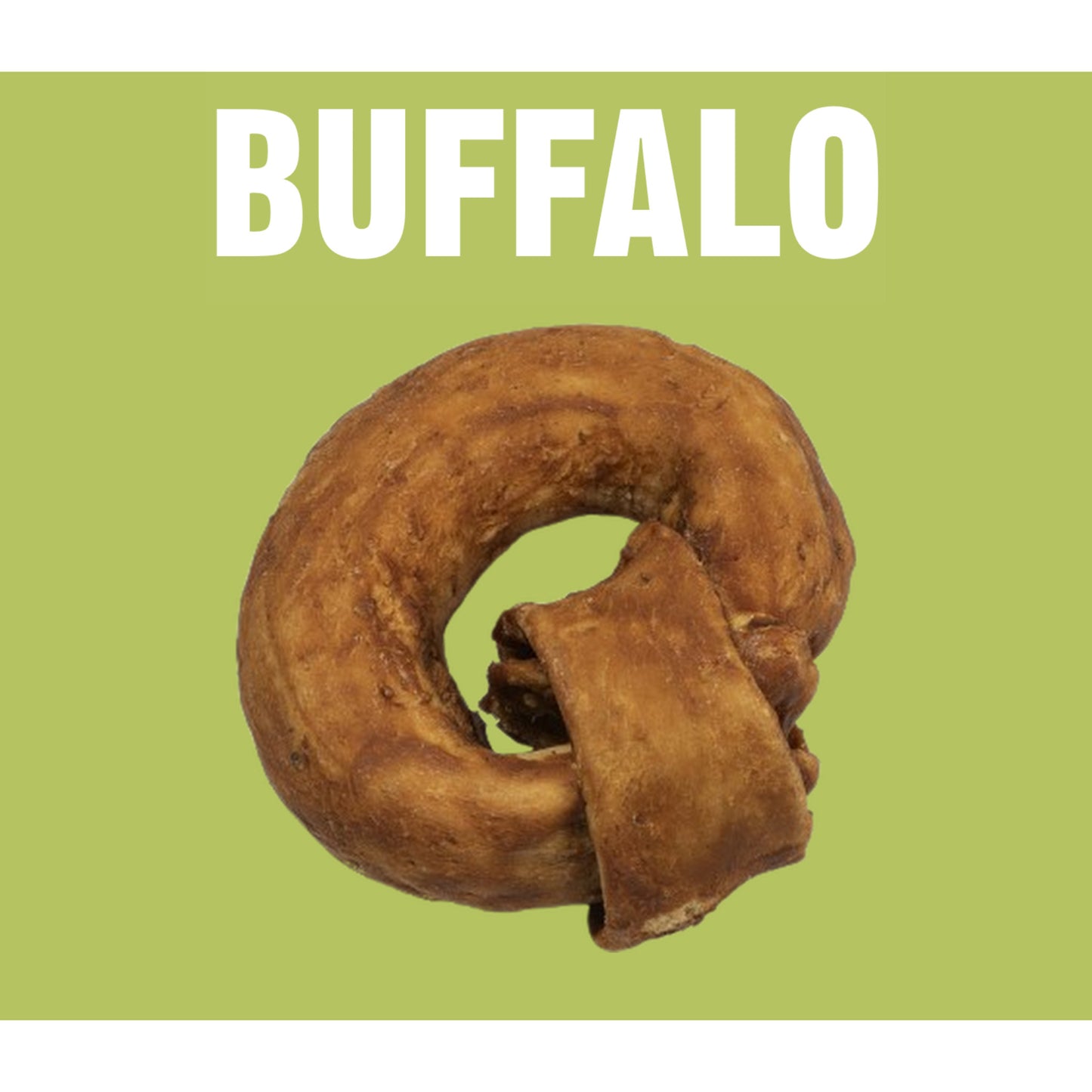 Natural Dog Treats Buffalo Collagen Ring